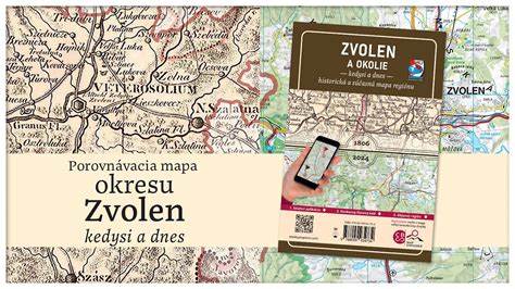 Mapa mesta Zvolen s vyznačením centra