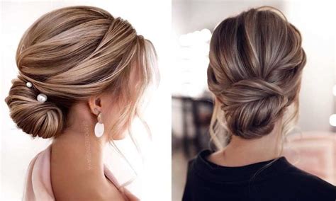 Elegantný vyčesaný drdol