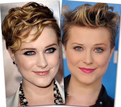 Evan Rachel Wood s pixie strihom