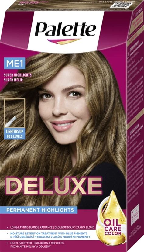 Produktové balenie Schwarzkopf Palette Deluxe ME1 Super melír