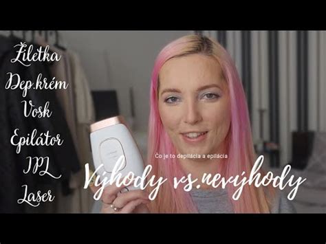 Depilácia vs. Epilácia - Infografika