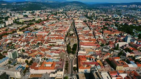 Pohľad na centrum mesta Bytča