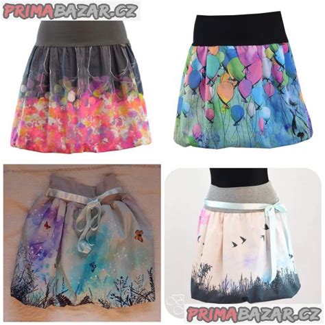 Konečný vzhľad ušitej kolovej sukne