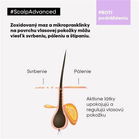 Schéma aplikácie šampónu na vlasovú pokožku