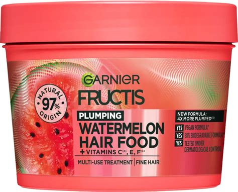 fľaša šampónu Garnier Fructis Watermelon Hair Food
