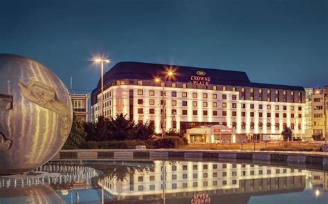Mapa s vyznačenou polohou hotela Crowne Plaza v Bratislave