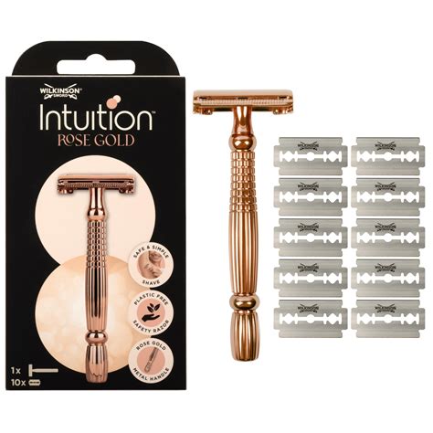 Dizajn holiaceho strojčeka Wilkinson Sword Intuition Rose Gold